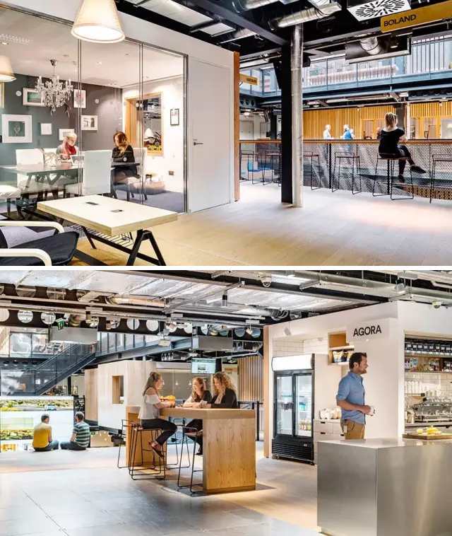 创意办公空间设计欣赏一，Airbnb都柏林全球总部办公室